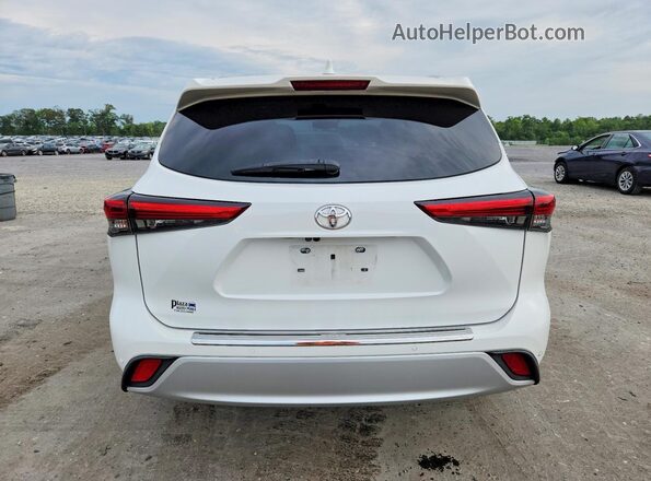 5TDFZRBH7MS076969 2021 TOYOTA HIGHLANDER White უკანა ხედი
