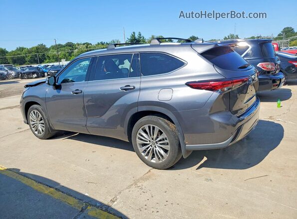 5TDFZRBH9MS143085 2021 TOYOTA HIGHLANDER Серый Задняя левая четверть