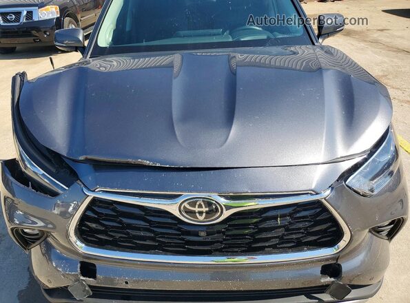 5TDFZRBH9MS143085 2021 TOYOTA HIGHLANDER Серый Вид подкапотного пространства