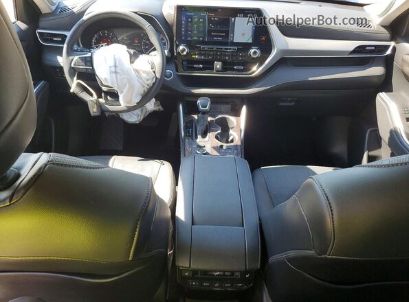 5TDFZRBH9MS143085 2021 TOYOTA HIGHLANDER Серый Вид панели приборов