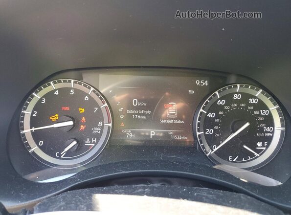 5TDFZRBH9MS143085 2021 TOYOTA HIGHLANDER Серый Вид щитка приборов