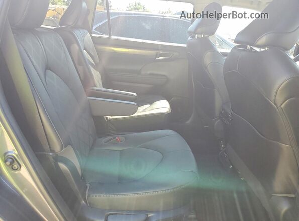 5TDFZRBH9MS143085 2021 TOYOTA HIGHLANDER Серый Вид задней части салона