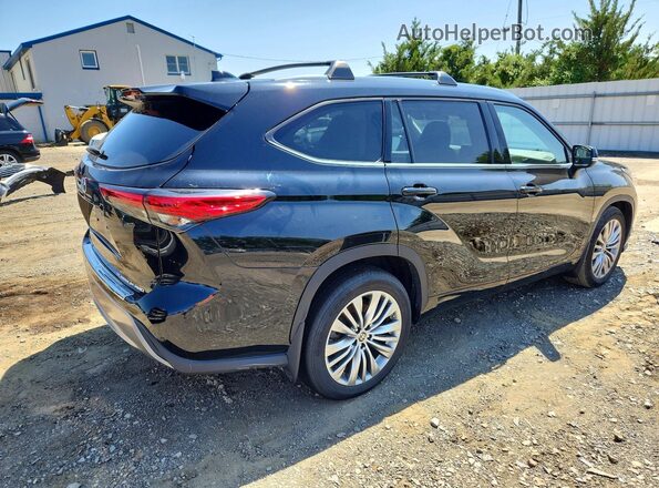 5TDFZRBH9MS149873 2021 TOYOTA HIGHLANDER Black Հետևի աջ