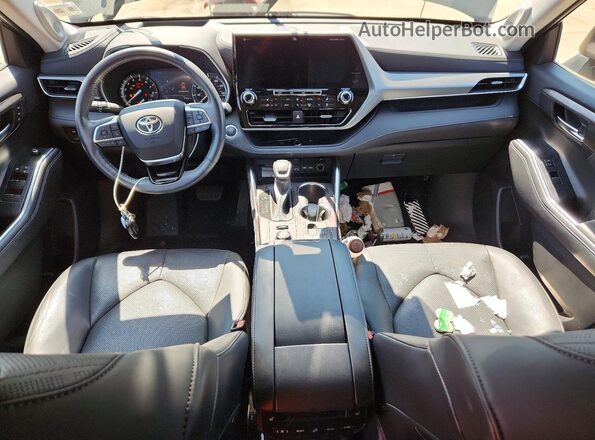 5TDFZRBH9MS149873 2021 TOYOTA HIGHLANDER Black Առջևի վահանակի տեսք