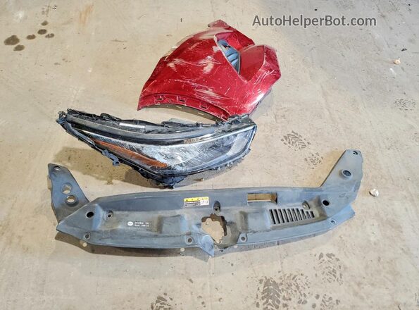 5TDGARAH5LS502895 2020 TOYOTA HIGHLANDER Red Вид наклейки з VIN-кодом