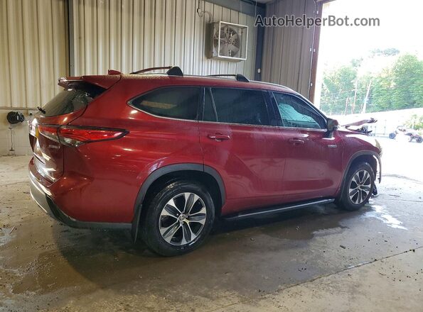 5TDGARAH5LS502895 2020 TOYOTA HIGHLANDER Red Задня права чверть