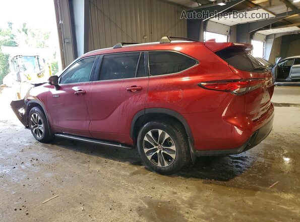 5TDGARAH5LS502895 2020 TOYOTA HIGHLANDER Red Задня ліва чверть