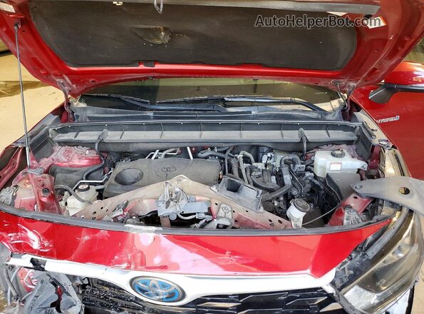 5TDGARAH5LS502895 2020 TOYOTA HIGHLANDER Red Вид підкапотного простору