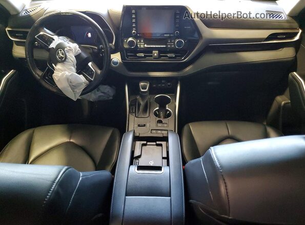 5TDGARAH5LS502895 2020 TOYOTA HIGHLANDER Red Вид панелі приладів