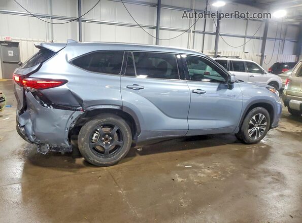 5TDGARAH8LS003461 2020 TOYOTA HIGHLANDER Blue Rear right