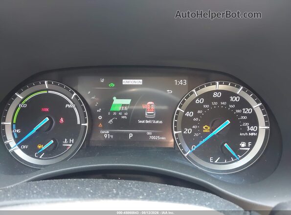 5TDGBRCH5LS514216 2020 TOYOTA HIGHLANDER Красный Вид задних сидений