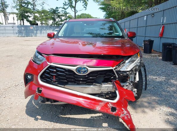 5TDGBRCH5LS514216 2020 TOYOTA HIGHLANDER Красный Вид щитка приборов