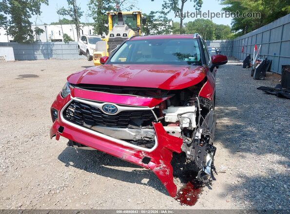 5TDGBRCH5LS514216 2020 TOYOTA HIGHLANDER Красный Вид спереди