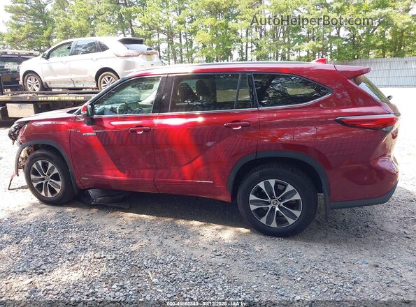 5TDGBRCH5LS514216 2020 TOYOTA HIGHLANDER Красный Панорамный вид салона 360°