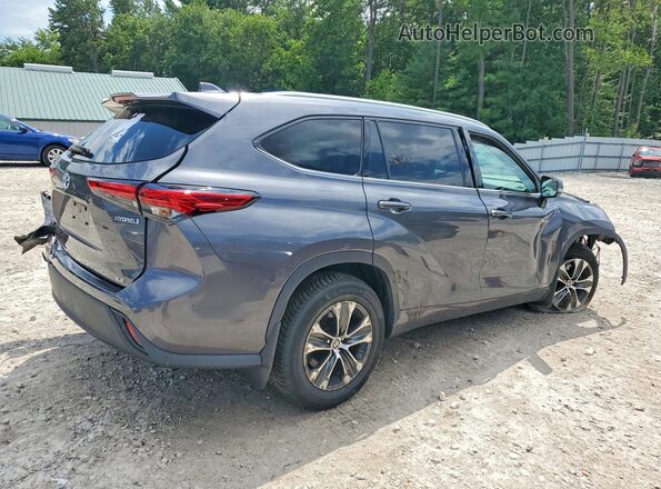 5TDGBRCH8LS506367 2020 TOYOTA HIGHLANDER Gray Tył prawy