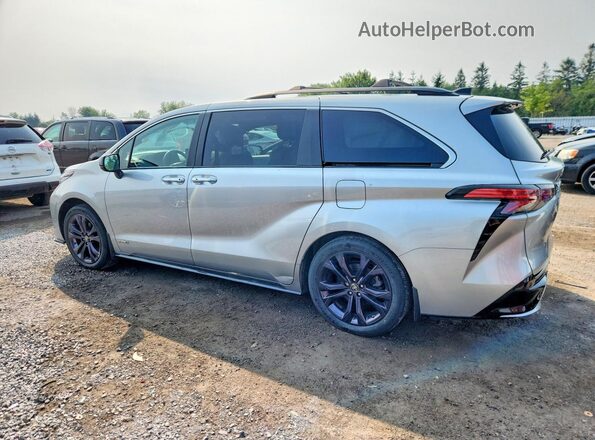5TDGRKEC7MS051923 2021 TOYOTA SIENNA Silver Rear left