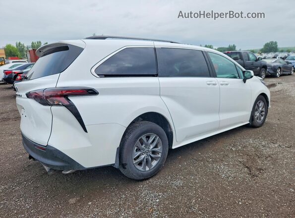 5TDGSKFC5TS245335 2026 TOYOTA SIENNA White Задня права чверть