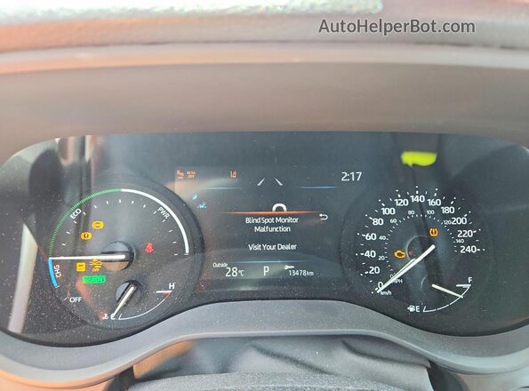 5TDGSKFC5TS245335 2026 TOYOTA SIENNA White Вид щитка приладів