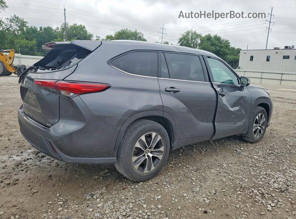 5TDGZRAH0LS505955 2020 TOYOTA HIGHLANDER Gray Rear right