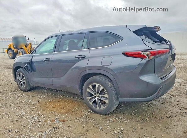 5TDGZRAH0LS505955 2020 TOYOTA HIGHLANDER Gray Rear left