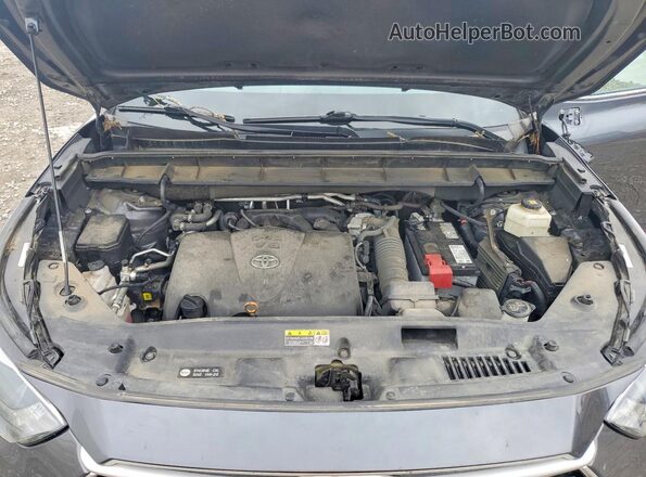 5TDGZRAH0LS505955 2020 TOYOTA HIGHLANDER Gray Rear interior view
