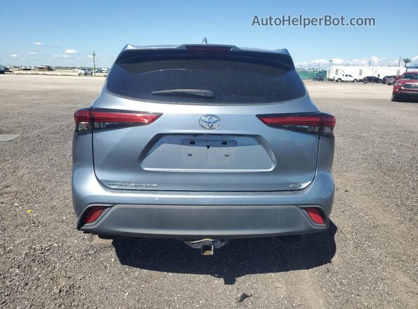 5TDGZRAH0MS071537 2021 TOYOTA HIGHLANDER Blue Vista trasera
