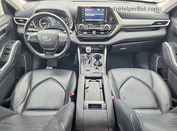 5TDGZRAH0MS081789 2021 TOYOTA HIGHLANDER Серый Вид панели приборов