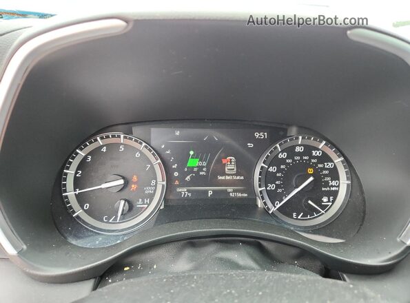 5TDGZRAH1MS089089 2021 TOYOTA HIGHLANDER Синий Вид щитка приборов