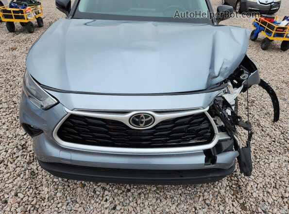 5TDGZRAH1MS089089 2021 TOYOTA HIGHLANDER Синий Вид подкапотного пространства