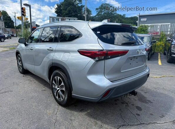 5TDGZRAH2LS502152 2020 TOYOTA HIGHLANDER Silver Задня ліва чверть