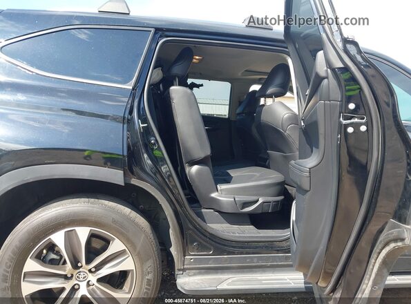 5TDGZRAH2LS511241 2020 TOYOTA HIGHLANDER Black Widok naklejki z numerem VIN
