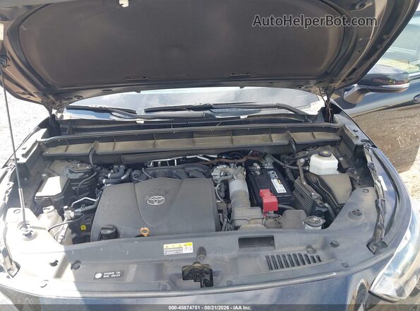 5TDGZRAH2LS511241 2020 TOYOTA HIGHLANDER Black Widok z tyłu