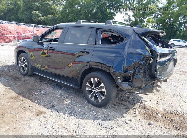 5TDGZRAH2LS511241 2020 TOYOTA HIGHLANDER Black Tył lewy