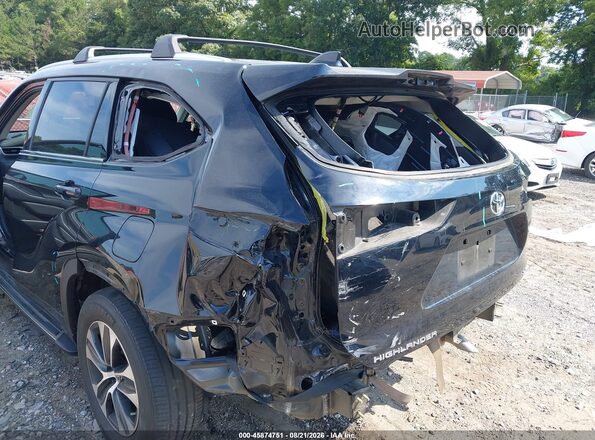 5TDGZRAH2LS511241 2020 TOYOTA HIGHLANDER Black Widok z przodu