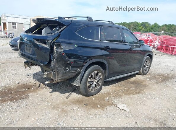 5TDGZRAH2LS511241 2020 TOYOTA HIGHLANDER Black Tył prawy