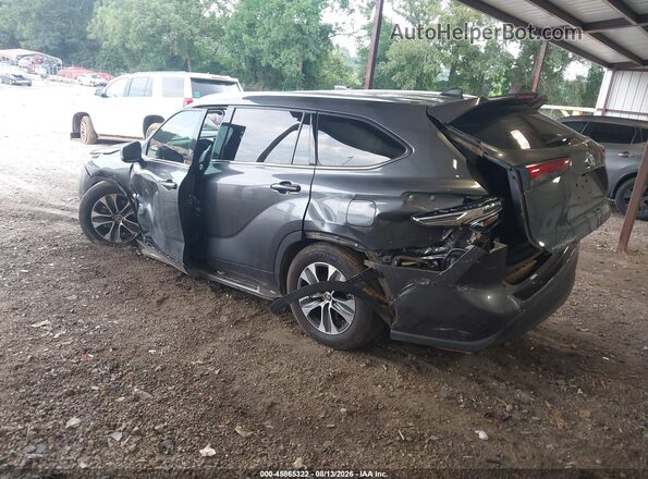 5TDGZRAH2MS031640 2021 TOYOTA HIGHLANDER Gray Tył lewy