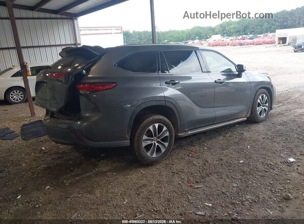 5TDGZRAH2MS031640 2021 TOYOTA HIGHLANDER Gray Tył prawy