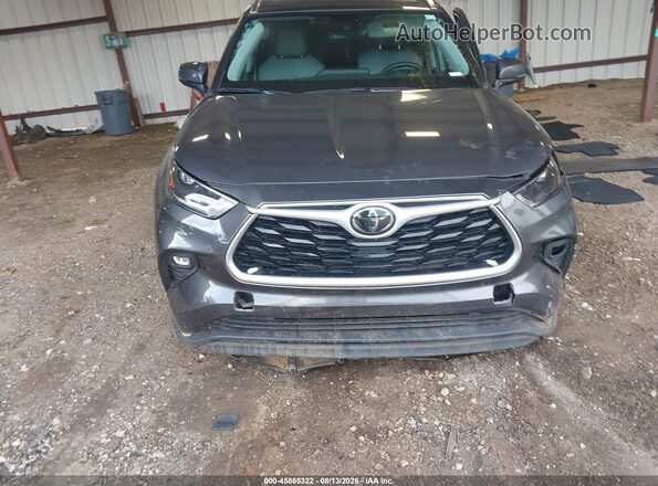 5TDGZRAH2MS031640 2021 TOYOTA HIGHLANDER Gray Widok zestawu wskaźników