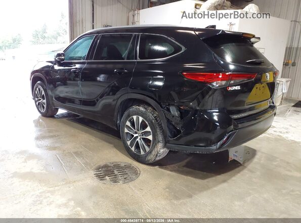 5TDGZRAH2MS066887 2021 TOYOTA HIGHLANDER Black Tył lewy