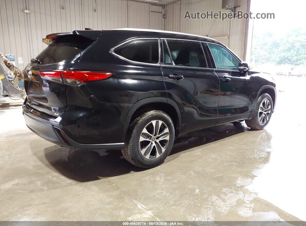 5TDGZRAH2MS066887 2021 TOYOTA HIGHLANDER Black Tył prawy