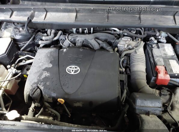 5TDGZRAH2MS066887 2021 TOYOTA HIGHLANDER Black Widok z tyłu
