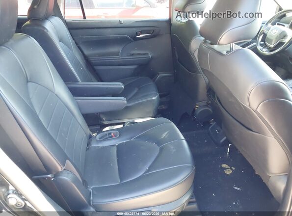 5TDGZRAH2MS066887 2021 TOYOTA HIGHLANDER Black Widok naklejki z numerem VIN