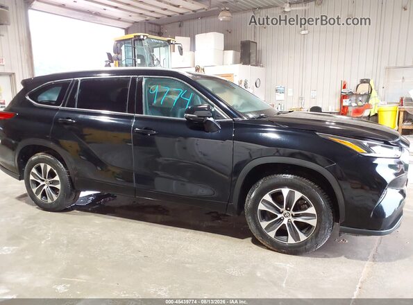 5TDGZRAH2MS066887 2021 TOYOTA HIGHLANDER Black Widok wnętrza 360 stopni