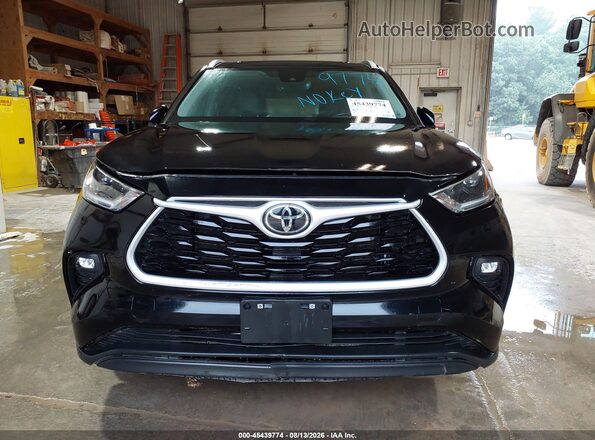5TDGZRAH2MS066887 2021 TOYOTA HIGHLANDER Black Widok wnętrza z tyłu
