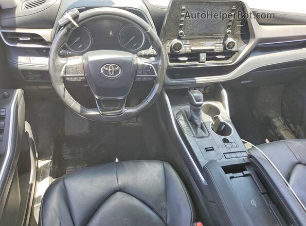 5TDGZRAH3LS016448 2020 TOYOTA HIGHLANDER Gray Vista del salpicadero