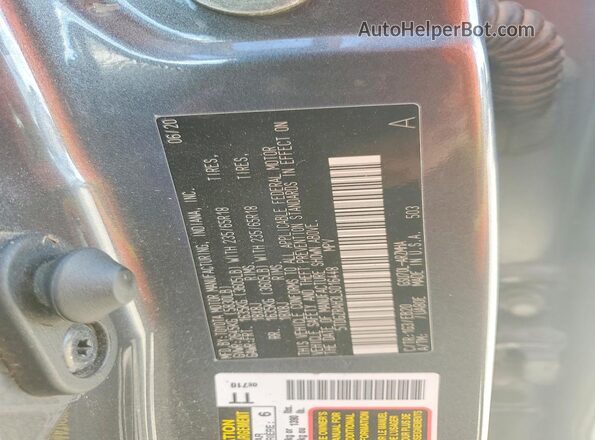 5TDGZRAH3LS016448 2020 TOYOTA HIGHLANDER Gray Vista del compartimento del motor