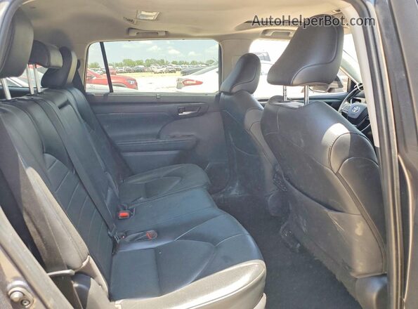 5TDGZRAH3LS016448 2020 TOYOTA HIGHLANDER Gray Vista de los asientos traseros