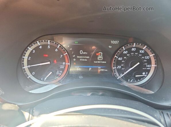 5TDGZRAH3LS508445 2020 TOYOTA HIGHLANDER Silver Widok zestawu wskaźników