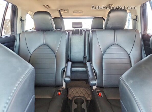 5TDGZRAH4MS051596 2021 TOYOTA HIGHLANDER Black Vista de los asientos traseros