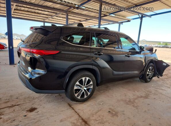 5TDGZRAH4MS051596 2021 TOYOTA HIGHLANDER Black Trasero derecho